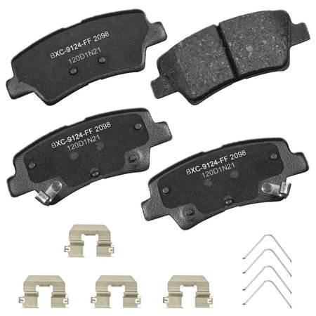 STOP BY BENDIX Stop Sbc2098 Stop Ceramic Brake Pad SBC2098